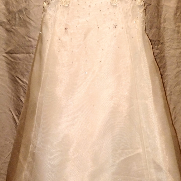 Charming Ivory Kids Formal Dress